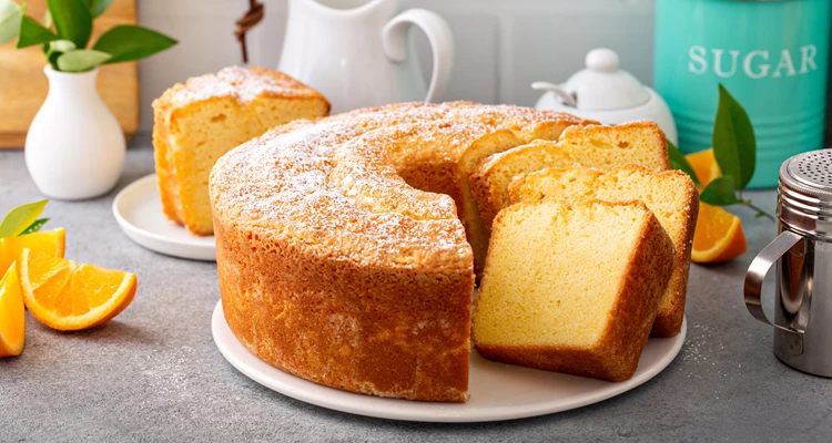 Vanilleringkuchen mit feinem Orangenaroma